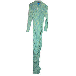 Nwot SHANE JUSTIN Women's Maxi Dress Ruched Drawstring Long Sleeve Stretch XL